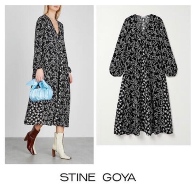 ESTNATION(エストネーション)のSTINE GOYA(スティーヌゴヤ)の柄ワンピース　 レディースのワンピース(ロングワンピース/マキシワンピース)の商品写真