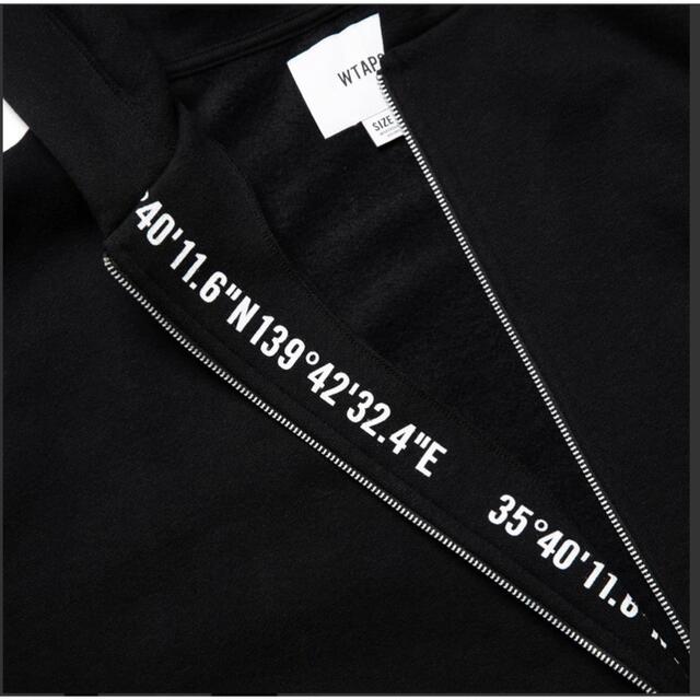 W)taps - WTAPS 2022FW X3.0 ZIP HOODY BLACK Mサイズの通販 by でぶ