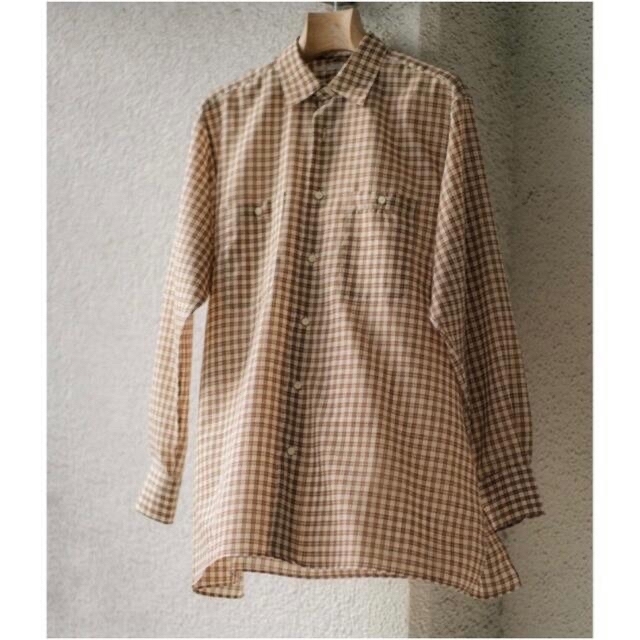 はこぽす対応商品】 MAATEE&SONS H Wool Work シャツ シャツ
