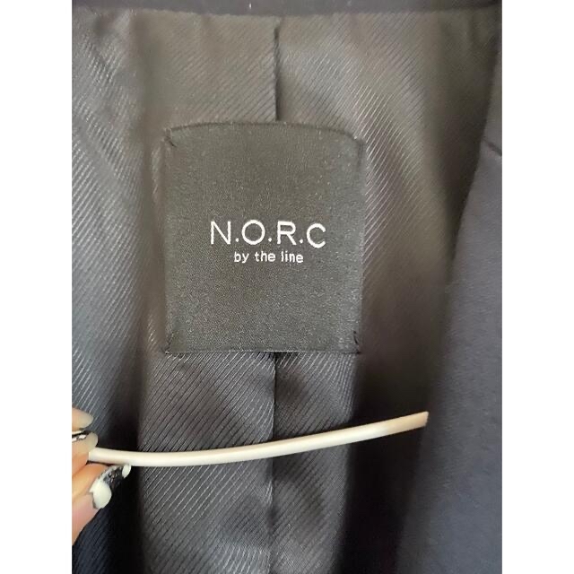 N.O.R.C by the line ノークバイザライン　紺ブレザー レディースのジャケット/アウター(トレンチコート)の商品写真