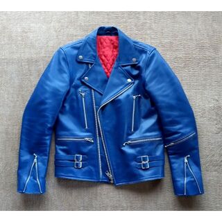 ライダースジャケット(メンズ)（ブルー・ネイビー/青色系）の通販 500 