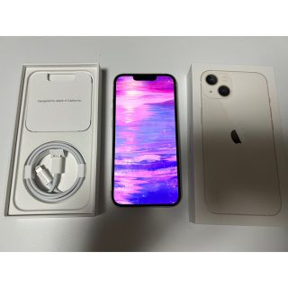 アイフォーン(iPhone)のiPhone13 256GB SIMフリー スターライトセット MLNJ3J/A(スマートフォン本体)