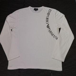 エンポリオアルマーニ(Emporio Armani)のエンポリオアルマーニ バックロゴプリント 長袖Tシャツ(Tシャツ/カットソー(七分/長袖))