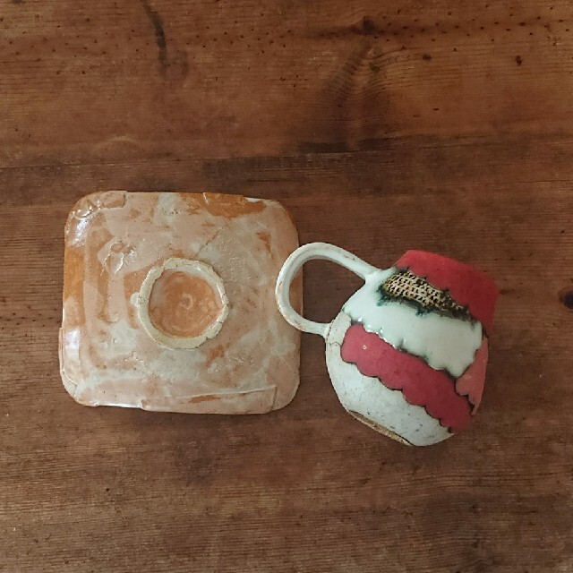 中田篤 カップ 美品 陶器 コーヒーカップ マグカップ やちむん