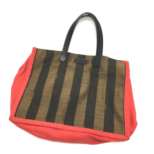フェンディ FENDI ペカン柄 8BH252 ショッピングバッグ ポーチ付き