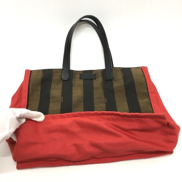 フェンディ FENDI ペカン柄 8BH252 ショッピングバッグ ポーチ付き