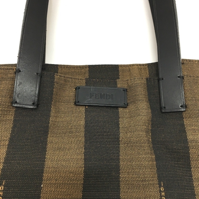 フェンディ FENDI ペカン柄 8BH252 ショッピングバッグ ポーチ付き