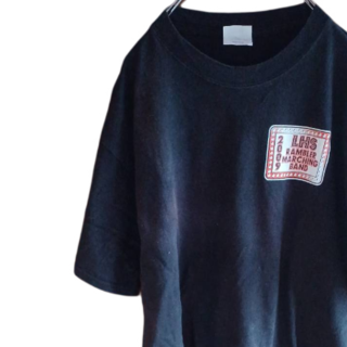 US輸入古着　プリントTシャツ　L　ブラック(Tシャツ/カットソー(半袖/袖なし))