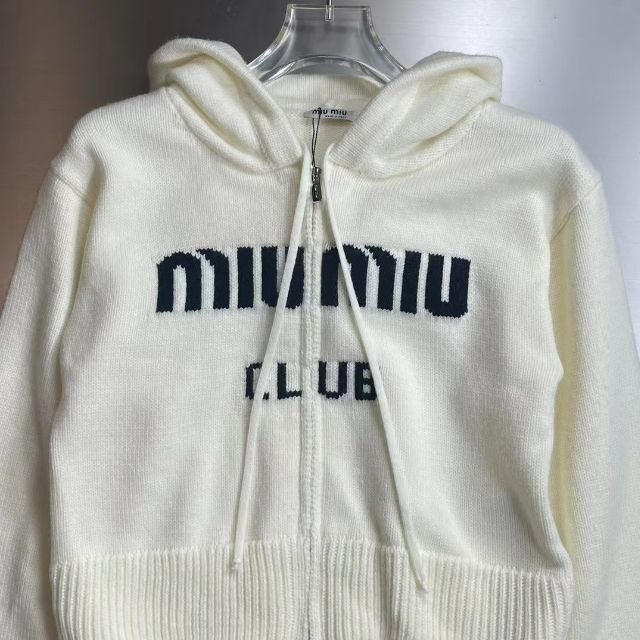 ✩Miu Miu✩ ミュウミュウ カシミアパーカー フーディ