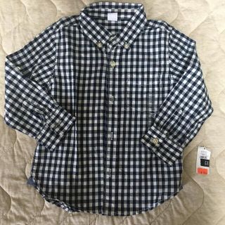 ベビーギャップ(babyGAP)のチェック　シャツ　GAP ギャップ　男の子　100(Tシャツ/カットソー)