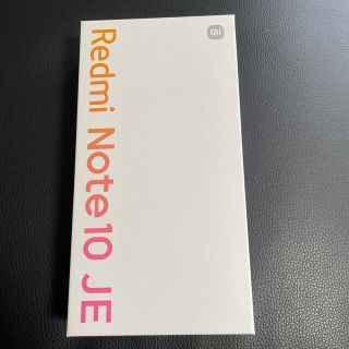 Redmi Note 10 JE. グラファイトグレー(スマートフォン本体)