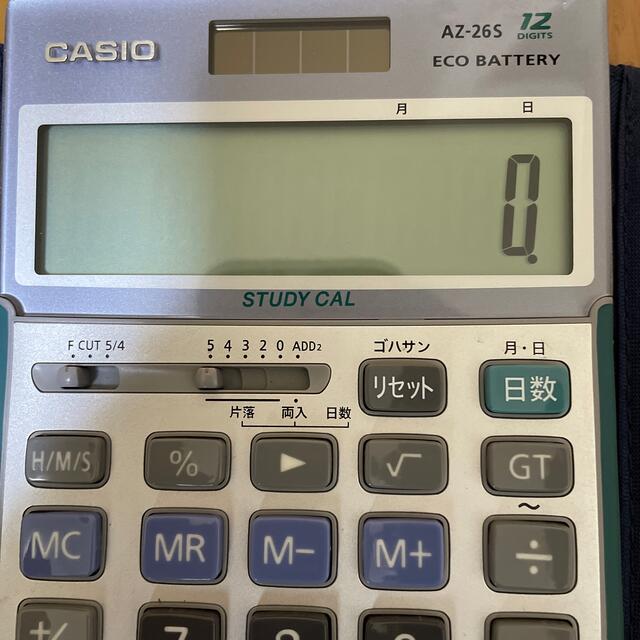 CASIO 電卓 AZ-26S 12桁 カシオ