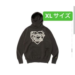 ヒューマンメイド(HUMAN MADE)のhumanmade HEART TSURIAMI HOODIE black XL(パーカー)