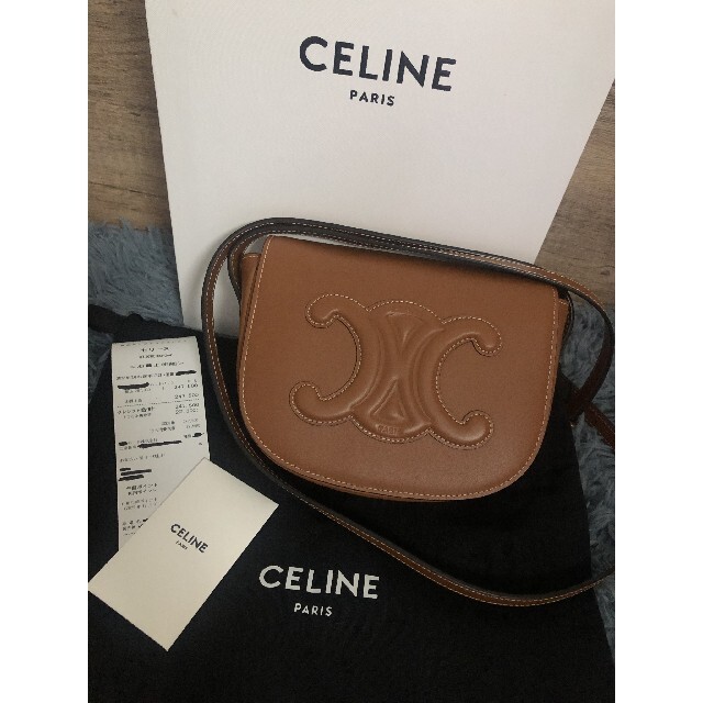 CELINE フォルコ キュイル トリオンフ / スムースカーフスキン