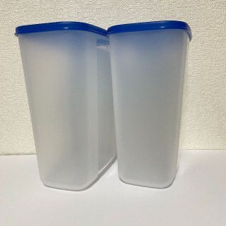 タッパーウェア(TupperwareBrands)の【新品未使用】Tupperware 容器（ブルー）2点セット 送料無料(容器)