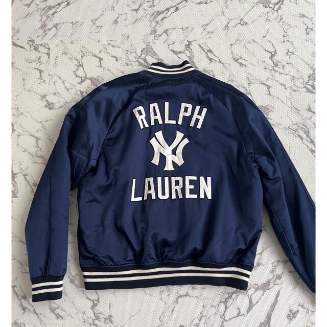 POLO RALPH LAUREN(ポロラルフローレン)の新品　Ralph Lauren ラルフローレン　XL ヤンキース　MLB メンズのジャケット/アウター(スタジャン)の商品写真