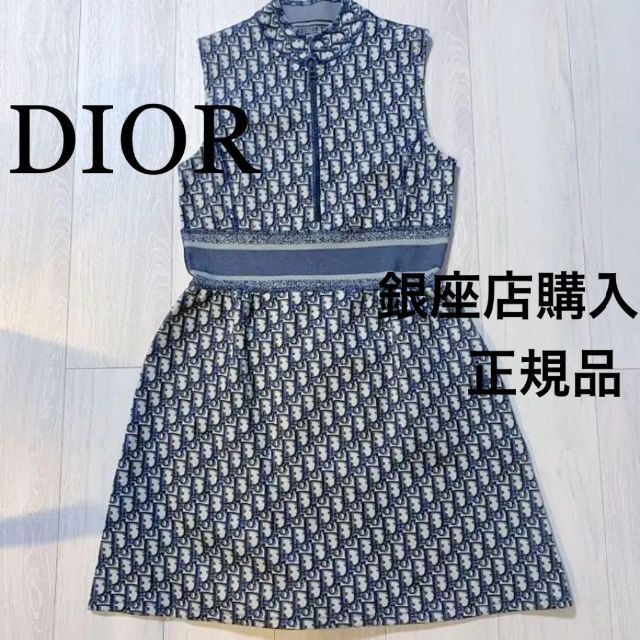 セール品】Dior - 超希少 レア 美品 DIOR ワンピース 今期 完売品 正規 ...