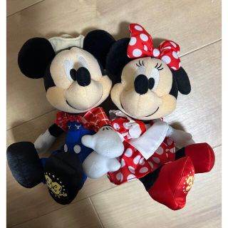 ディズニー(Disney)のディズニーランド　ミッキーマウス＆ミニーマウス(ぬいぐるみ)