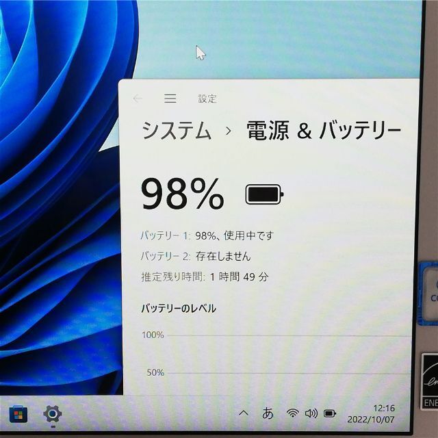 CF-20A0385VJ 4GB SSD128GB 無線 Windows11