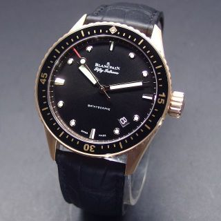 ブランパン(BLANCPAIN)の定価364万 美品 ブランパン フィフティファゾムス バチスカーフ ゴールド(腕時計(アナログ))