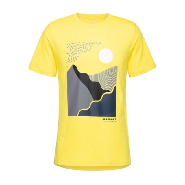 Mammut(マムート)のMAMMUT マムート 半袖Tシャツ スローパーTシャツ イエロー メンズL新品 メンズのトップス(Tシャツ/カットソー(半袖/袖なし))の商品写真