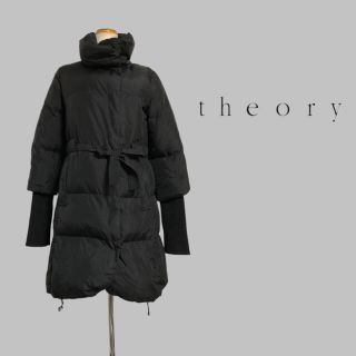 セオリー(theory)のtheory リブ袖 ダウンコート レディース(ダウンコート)