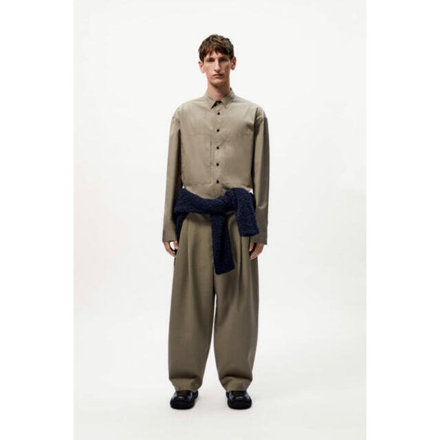 新品!ZARA ザラ スタジオニコルソン プリーツパンツ 36-www.coumes