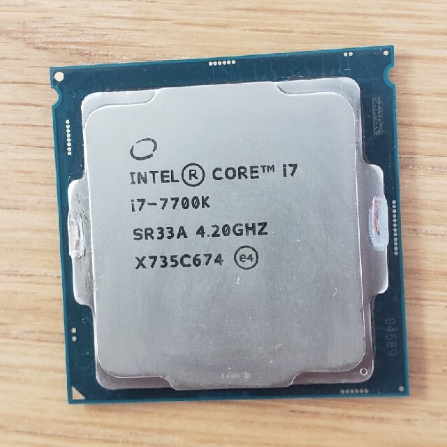 【CPU】Intel core i7-7700k