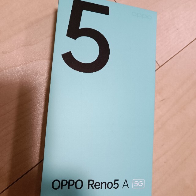 【未開封・新品】OPPO Reno5 A(eSIM) A1030P アイスブルーReno5A