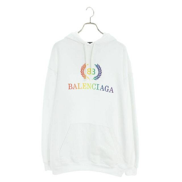 Balenciaga - バレンシアガ 570811 TEV50 BBロゴオーバーサイズプルオーバーパーカー メンズ XS