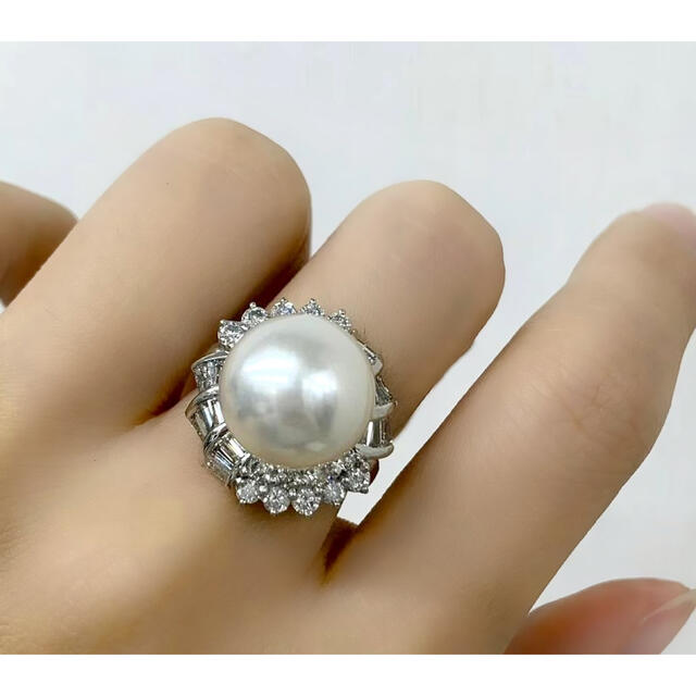 高品質! Pt900 ダイヤ トリロジーリング 4.33g M1378 | www