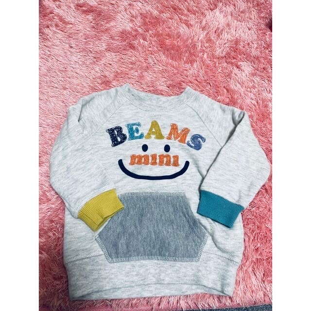 BEAMS(ビームス)のトレーナー キッズ/ベビー/マタニティのキッズ服女の子用(90cm~)(Tシャツ/カットソー)の商品写真