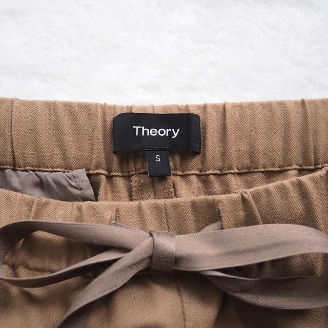 theory(セオリー)のTheory セオリー ハイウエスト ウールワイドパンツ キャメル Sサイズ レディースのパンツ(カジュアルパンツ)の商品写真