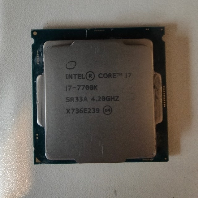 動作確認済 Intel Core i7-7700K 4.2GHz-