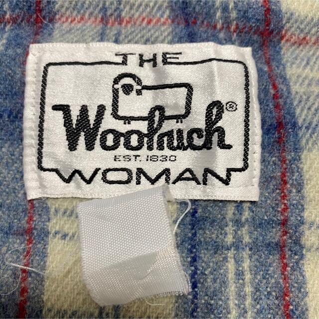 WOOLRICH(ウールリッチ)の90s 古着 ウールリッチ マウンテンパーカー ナイロンコート チェック柄 レディースのジャケット/アウター(ダウンコート)の商品写真