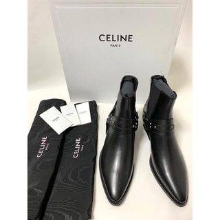 セリーヌ(celine)の新品《 CELINE セリーヌ 》カマルグクノ チェルシーブーツ 41.5(ブーツ)