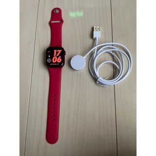 アップルウォッチ(Apple Watch)のApple Watch SERIES7 41mm RED Apple care付(その他)