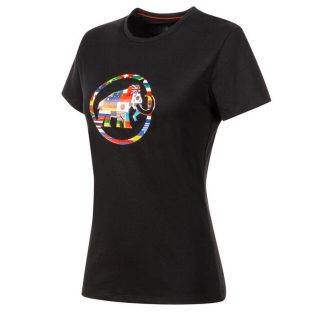 マムート(Mammut)のMAMMUT マムート 半袖Tシャツ ネイションズTシャツ黒 レディースXL新品(Tシャツ(半袖/袖なし))