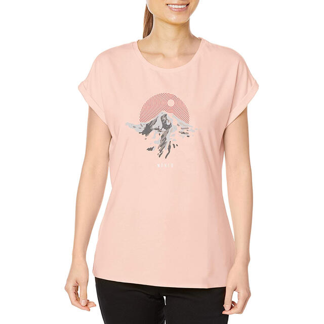 Mammut(マムート)のMAMMUT マムート 半袖Tシャツ マウンテンTシャツ レディースL新品ピンク レディースのトップス(Tシャツ(半袖/袖なし))の商品写真