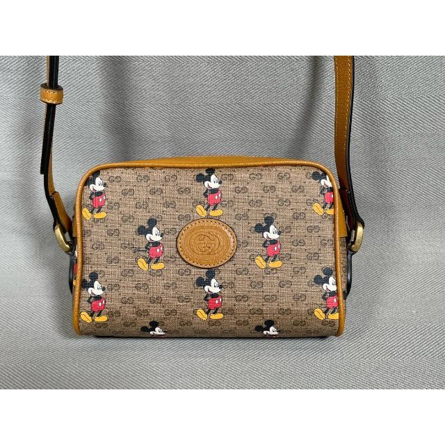 グッチ × ディズニー コラボ ミッキー ショルダーバッグ