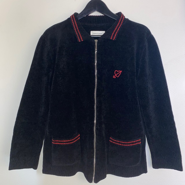 ernest w. baker chenille track jacket メンズのトップス(ニット/セーター)の商品写真