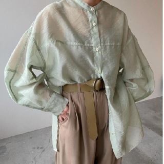 クラネ(CLANE)のCLANE SWITCH SHEER SHIRT(シャツ/ブラウス(長袖/七分))