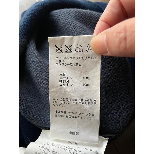 美品☆sacai luck（サカイラック）｜フラワーニットワンピース｜サイズ