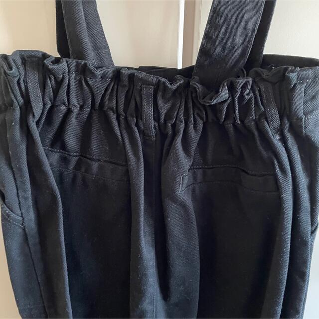 韓国　サロペットスカート　デニム　ブラック　黒 レディースのパンツ(サロペット/オーバーオール)の商品写真