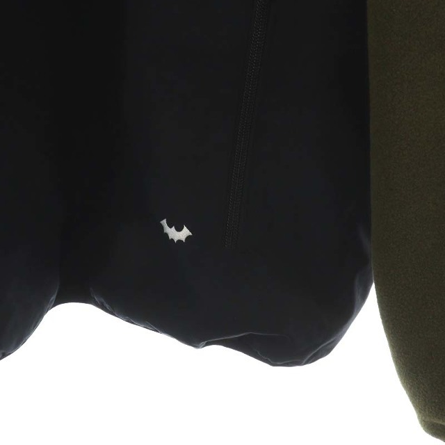 Back Channel(バックチャンネル)のバックチャンネル ジャケット 切替 長袖 L バイカラー カーキ 黒 メンズのジャケット/アウター(ブルゾン)の商品写真