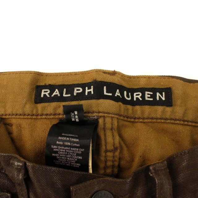 Ralph Lauren(ラルフローレン)のRALPH LAUREN 黒タグ コーティングカーゴパンツ ワーク 31 茶 メンズのパンツ(ワークパンツ/カーゴパンツ)の商品写真
