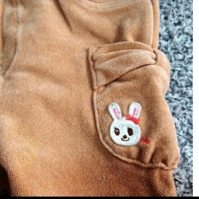 ★ミキハウス★暖か裏地付パンツ★110★うさこちゃん★ズボン★新品★デニム★女子