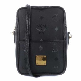MCM - MCM ショルダーバッグ ミニ ヴィセトス柄 黒 ブラックの通販 by