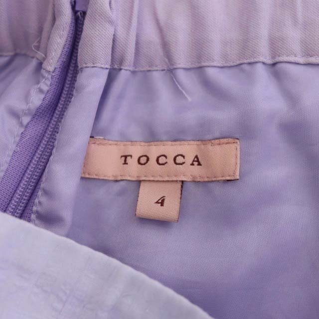 TOCCA(トッカ)のトッカ TOCCA 22SS PARLOUR スカート ロング フレア 4 紫 レディースのスカート(ロングスカート)の商品写真