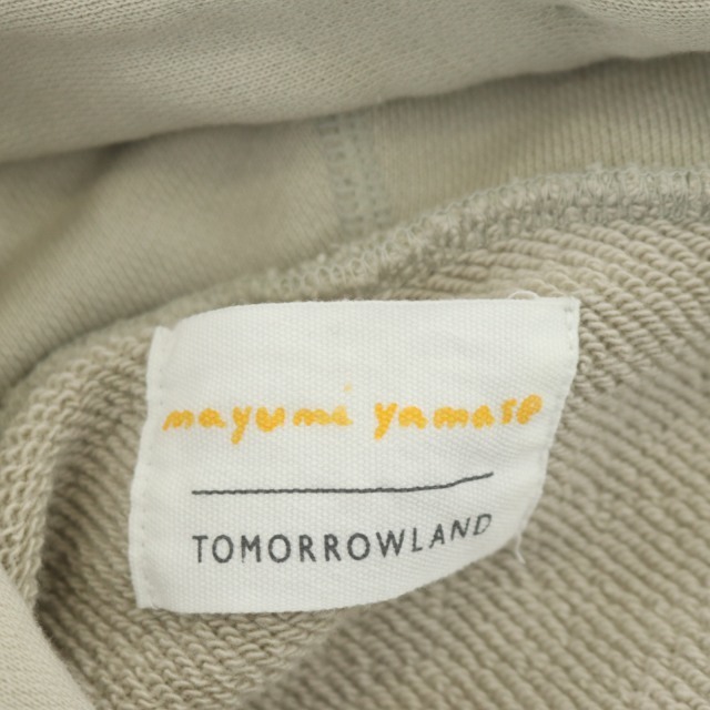 TOMORROWLAND(トゥモローランド)のトゥモローランド × 山瀬まゆみ 21SS カットソー パーカー S ベージュ レディースのトップス(カットソー(長袖/七分))の商品写真